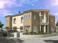maisons dans le côté ouest de Hod Hasharon, Israel.
